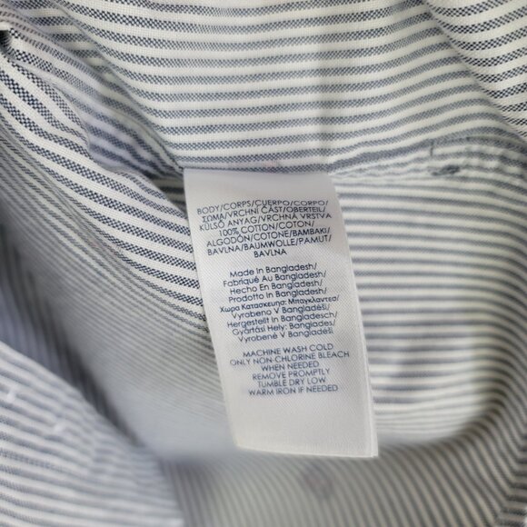 Chaps Heritage Striped Button Down Shirt Men's Large NWT Long Sleeve Casual - Picture 12 of 13